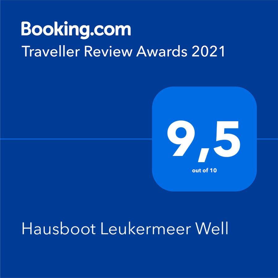 Hausboot Leukermeer Well Well  Exteriör bild